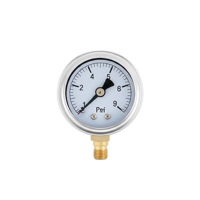 Pressure measurement type pressure gauge manometer built with stainless steel case offering and consistent pressure readings