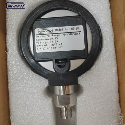 0.4% Tam Paslanmaz Çelik 5000 Psi 80mm Dijital Basınçölçer Precision Dijital Manometer