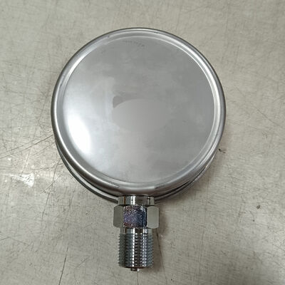 4 inç 100mm Sıvı Dolgulu Hidrolik Basınç Göstergesi, 0-2.5MPa/0-25kgf/cm² Aralığı ve Darbeye Dayanıklı Tasarım