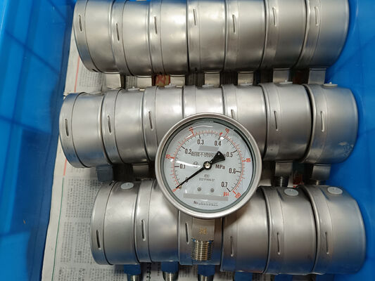 4 Inch 316 Stainless Steel Pressure Gauge with Bayonet Ring for Shock Proof Performance