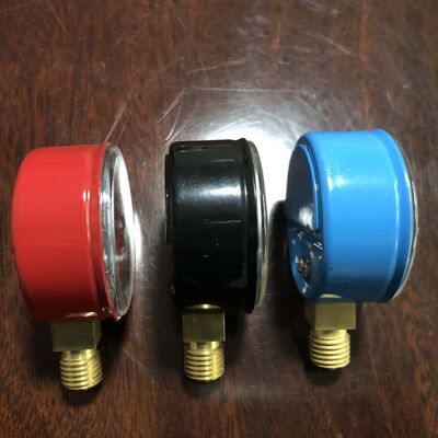 0-25MPa aralığı ve gaz sistemleri için yüksek doğruluk sertifikası olan 2 inçlik (50mm) gaz test basınç ölçer