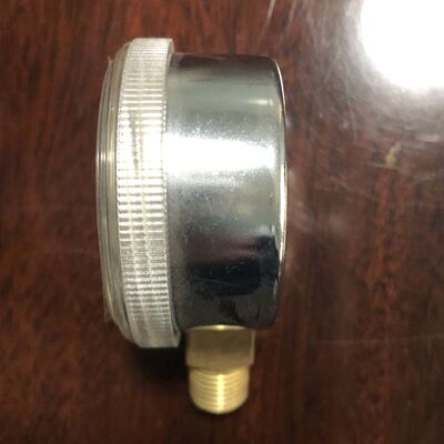 0-4000 PSI aralığındaki 2 inçlik oksijen basınç ölçer Doğal gaz ve LPG gazı uygulamaları için oksijen güvenliği sertifikalı