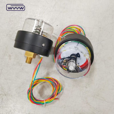 Endüstriyel uygulamalar için arka bağlantılı ve 4MPa aralığı olan 63mm elektrikli temas basınç ölçer