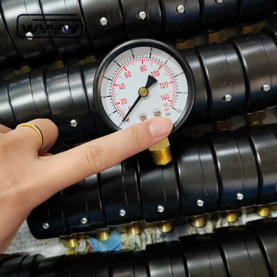 Radial Bağlantı 60mm Bar Basınçölçer Gaz Basınçölçeri