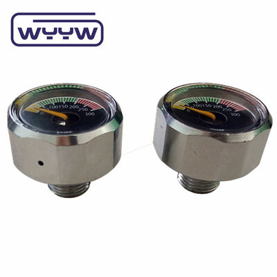 1" 25mm 0-300Bar Paintball Pressure Gauge | Professional Paintball Pressure Gauge Paintball Gun Pressure Gauge 1/8" BSP 22mm Manometer