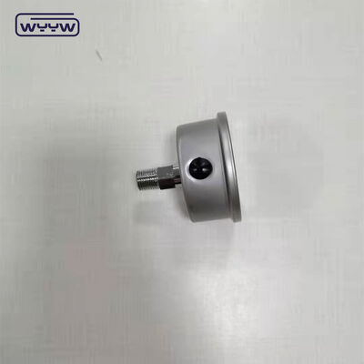 63mm Horizontal Glycerine Manometer Back Connection Pressure Gauge