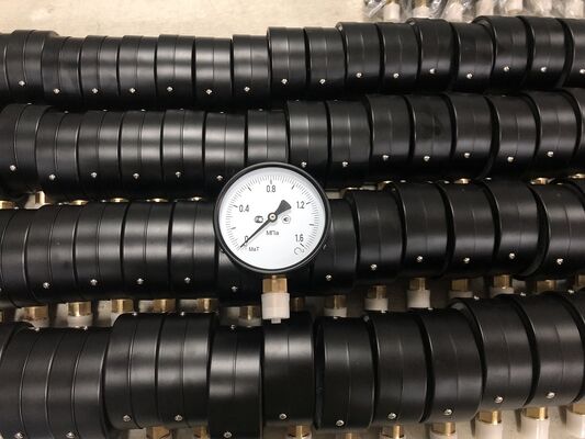 100mm Rus Standart Basınç Göstergesi | Siyah Demir Kasa MPa Manometre
